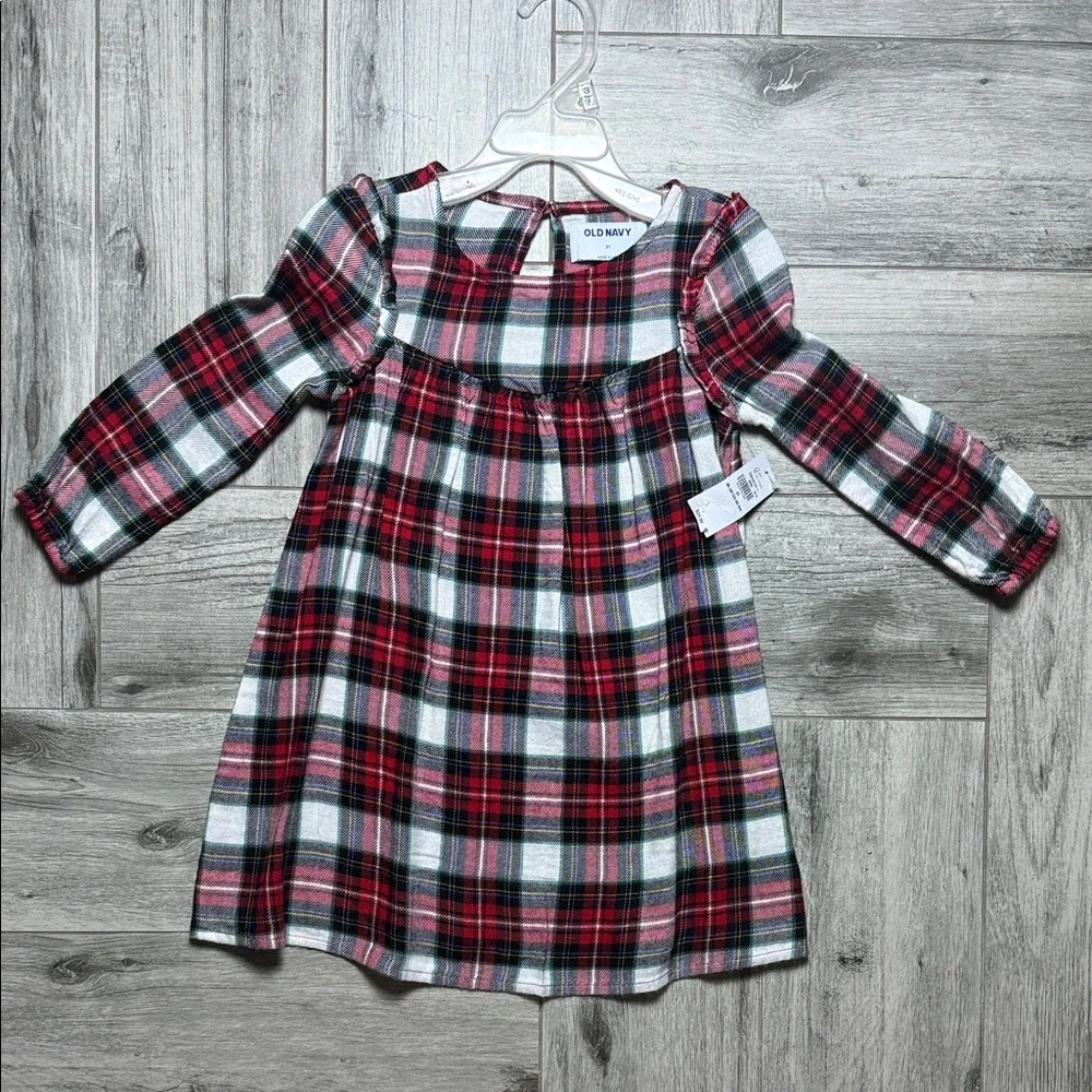 Old Navy Kids Plaid Dress Set of Two Size 3T